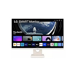 LG 27SR50F-W 27 Inch IPS FHD Smart Monitor with webOS