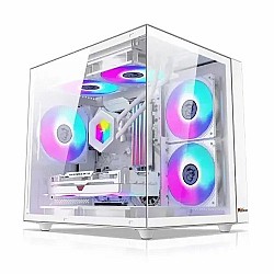 PC Power PG-H25 WH Ocean View M-Atx Gaming Casing