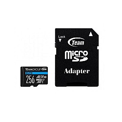 TEAM ELITE A1 U3 Micro SDXC UHS-I V30 256GB Memory Card