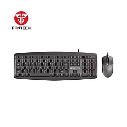 Fantech KM100 Black Wired Keyboard & Mouse Combo